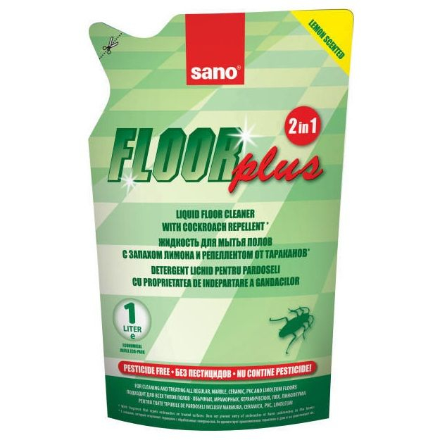 Detergent pardoseli Sano Floor Plus - Rezerva Economica 750ml [1]