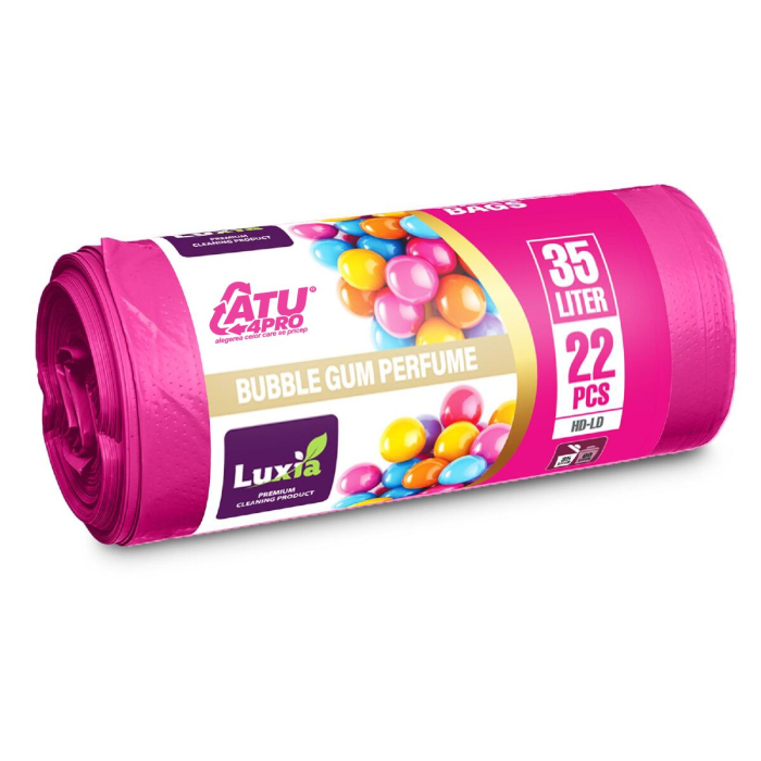 Luxia Saci Menajeri Aromă Bubble Gum 35L 22buc [1]
