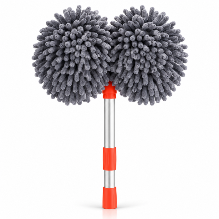 Mop Auto Dublu cu Maner Telescopic 45-99 cm Microfibra Chenille Premium [3]