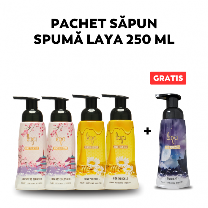 Pachet Sapun Spuma Laya 4+1 [1]