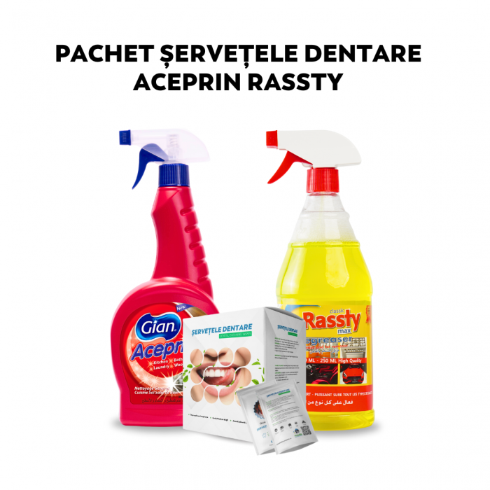 Pachet Servetele Dentare Aceprin Rassty [1]