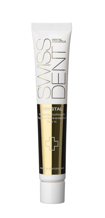 Pastă de dinți Swissdent Crystal RDA 14, pentru albire, reparare și remineralizare 100 ml [1]