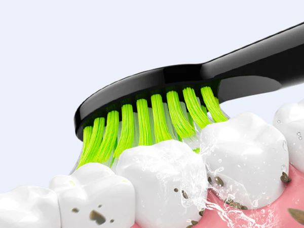 Periuta de dinti electrica, JTF Sonic, J40 (8 capete de periuta, cablu de incarcare, suport pentru periuta) Negru [3]