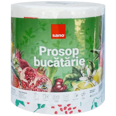 Prosop bucatarie 4 straturi 100% celuloza 160 foi 35m [1]