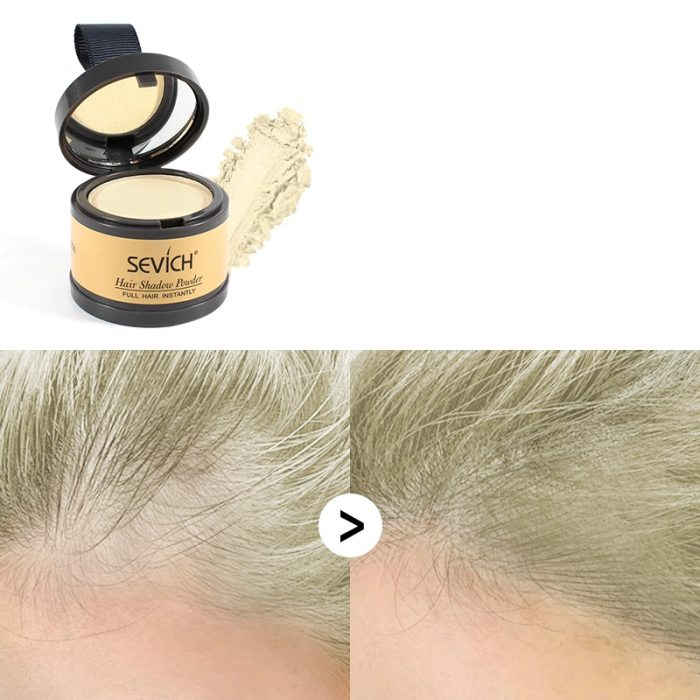 Pudră de păr instant, pentru rădăcina părului, blond deschis, SEVICH 4g [2]