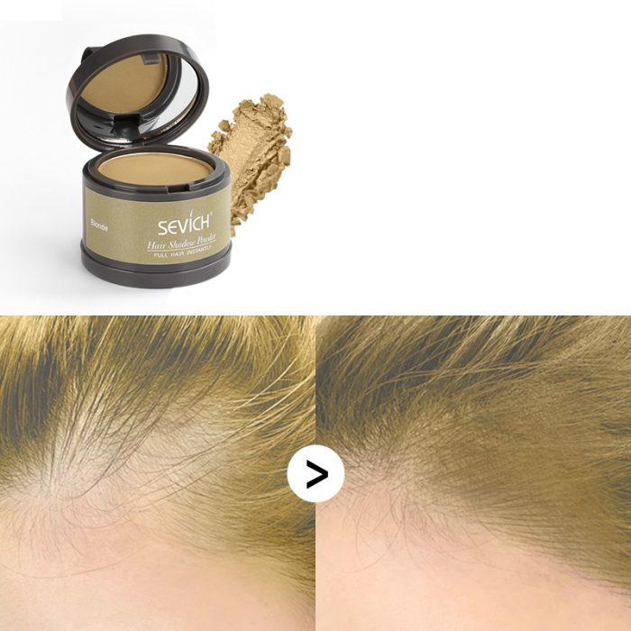 Pudră de păr instant, pentru rădăcina părului, blond, SEVICH 4g [3]