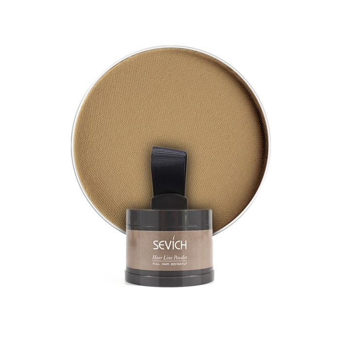 Pudră de păr instant, pentru rădăcina părului, Light Brown, Saten Deschis SEVICH 4g [5]