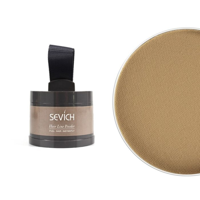 Pudră de păr instant, pentru rădăcina părului, Light Brown, Saten Deschis SEVICH 4g [1]