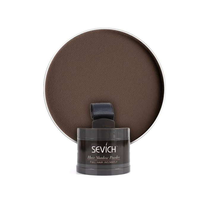 Pudră de păr instant, pentru rădăcina părului, șaten închis, Dark Brown SEVICH 4g [2]