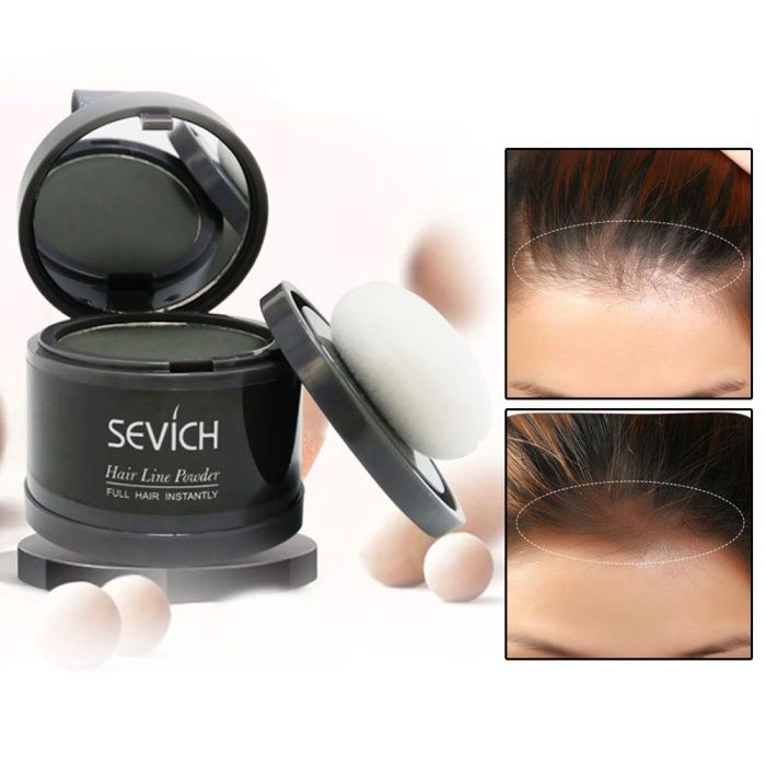 Pudră de păr instant, pentru rădăcina părului, brunet, Black SEVICH 4gg [2]