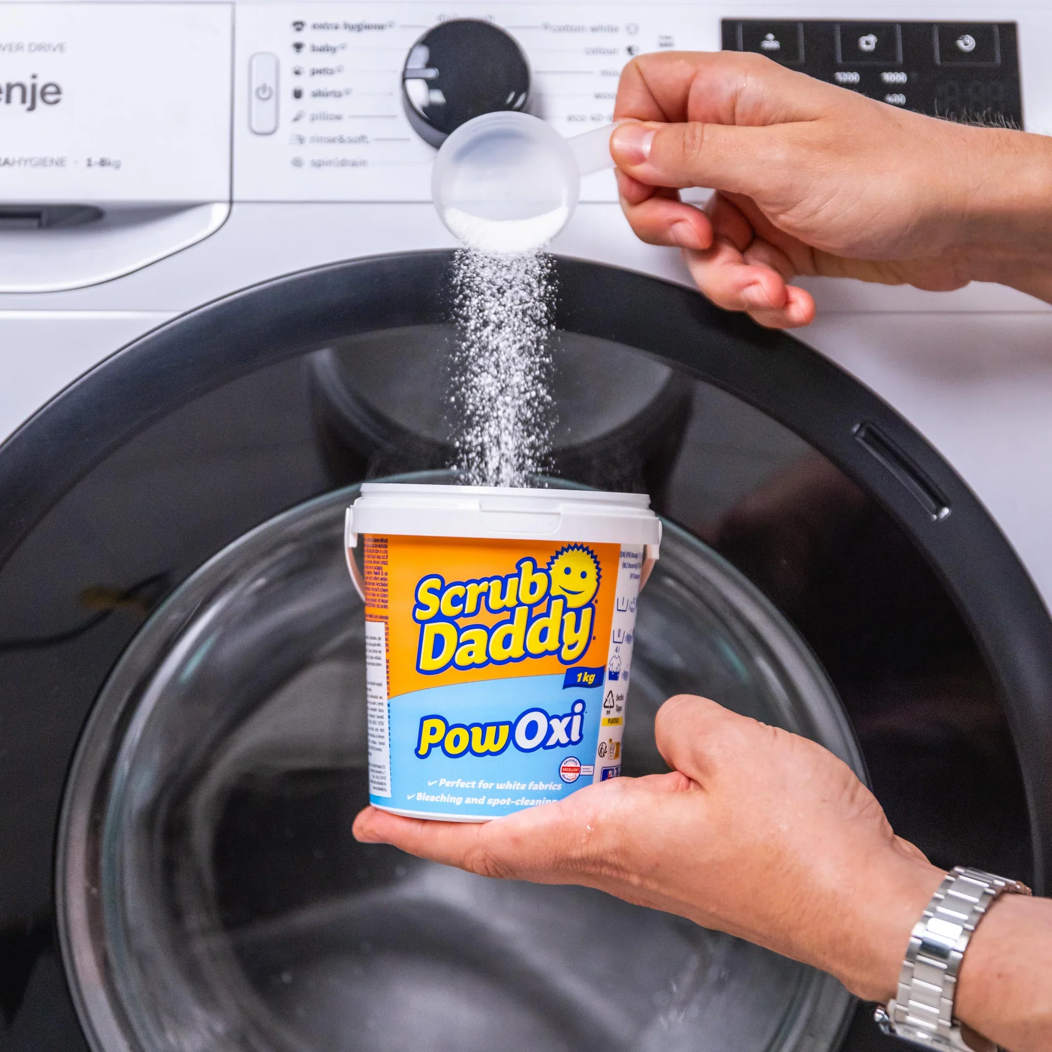 Pudra pentru textile albe Pow Oxi White 1 kg- SCRUB DADDY [3]
