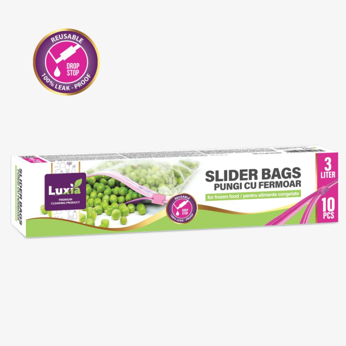 Pungi Alimentare cu Fermoar 3L 10 buc [1]