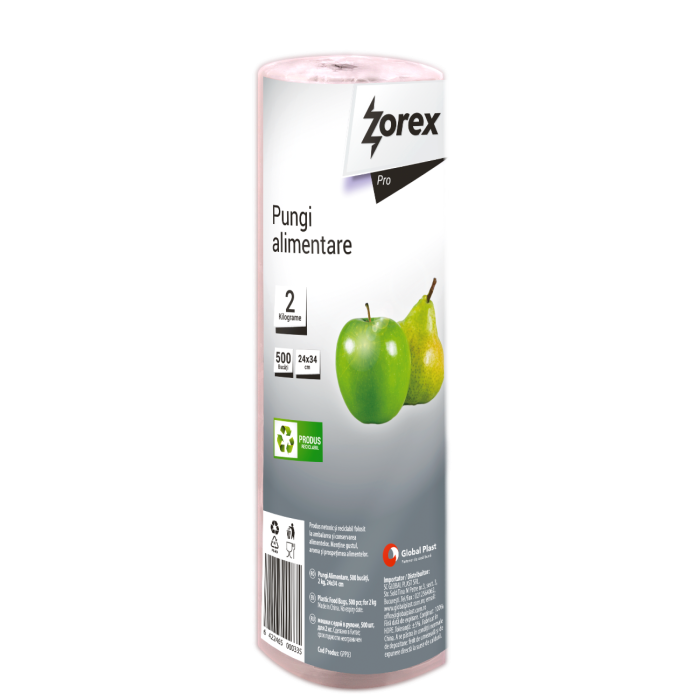 Pungi alimentare Zorex Pro transparente 24x34 500 buc 2 kg [1]