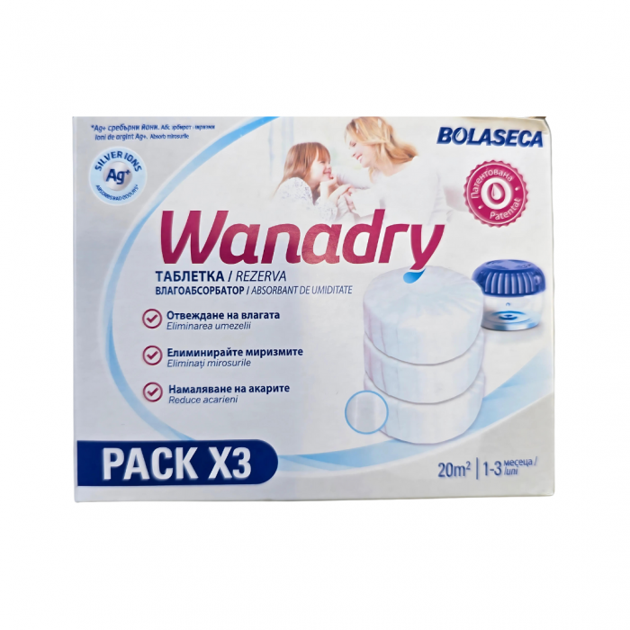 Rezerve absorbant umiditate Wanadry Bolaseca 3 tablete [1]