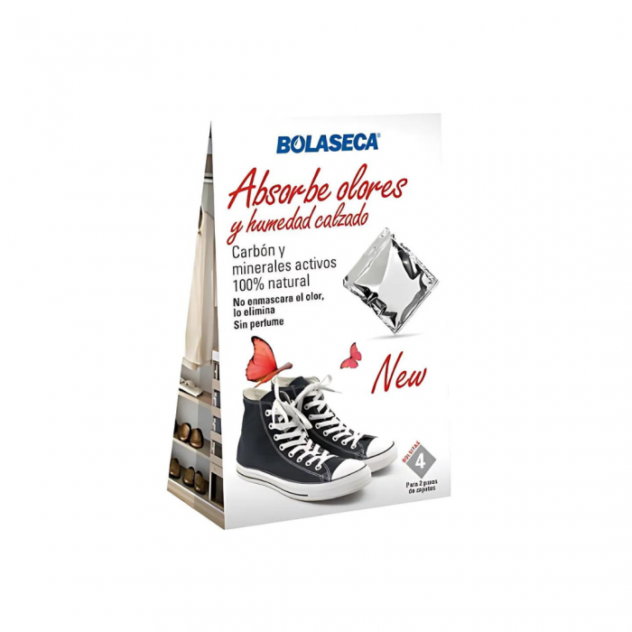 Saculet parfumat pentru neutralizarea mirosului neplacut al incaltamintei BOLASECA 4buc/set [1]