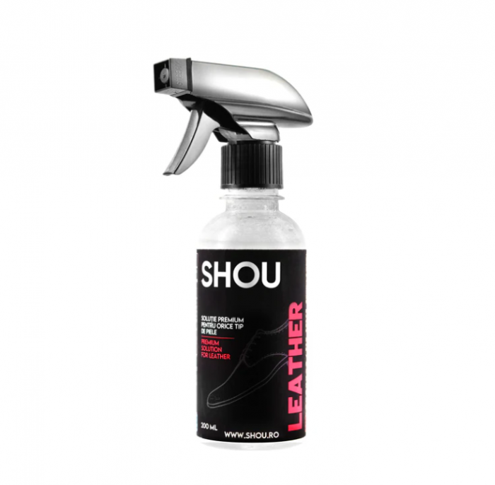 SHOU Leather - Solutie Premium Curatare Piele 200ml [1]