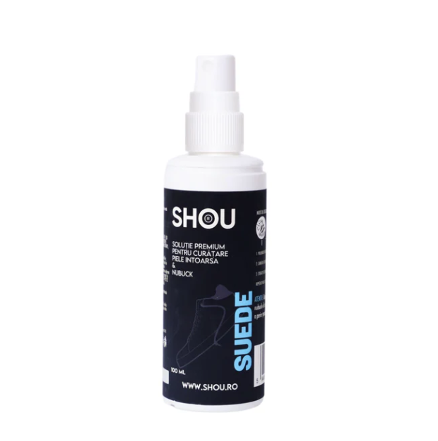 SHOU Suede - Solutie Premium Curatare Piele Intoarsa 100ml [1]