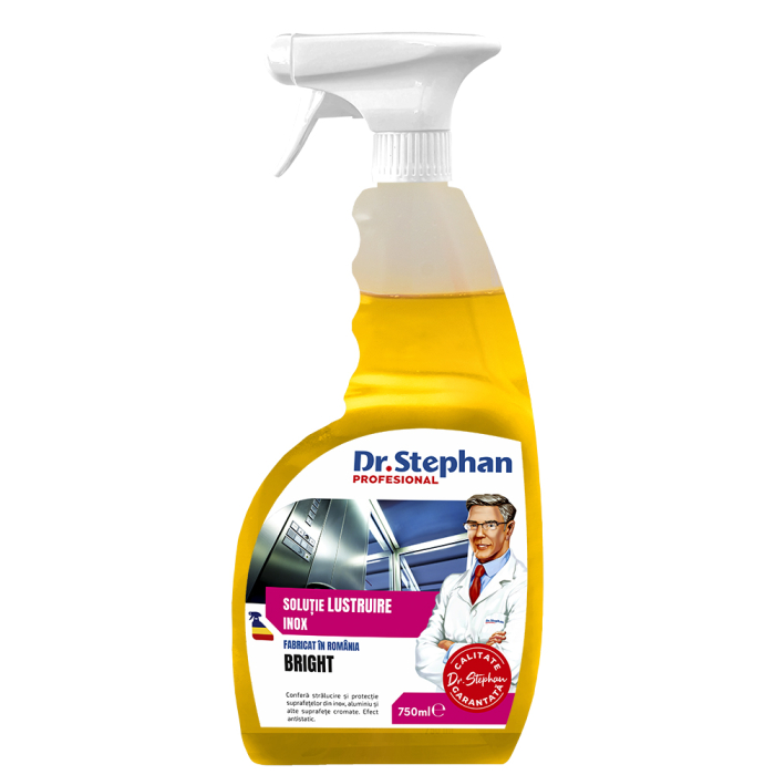 Solutie curatare si lustruire suprafete din inox Dr. Stephan Bright 750ml [1]