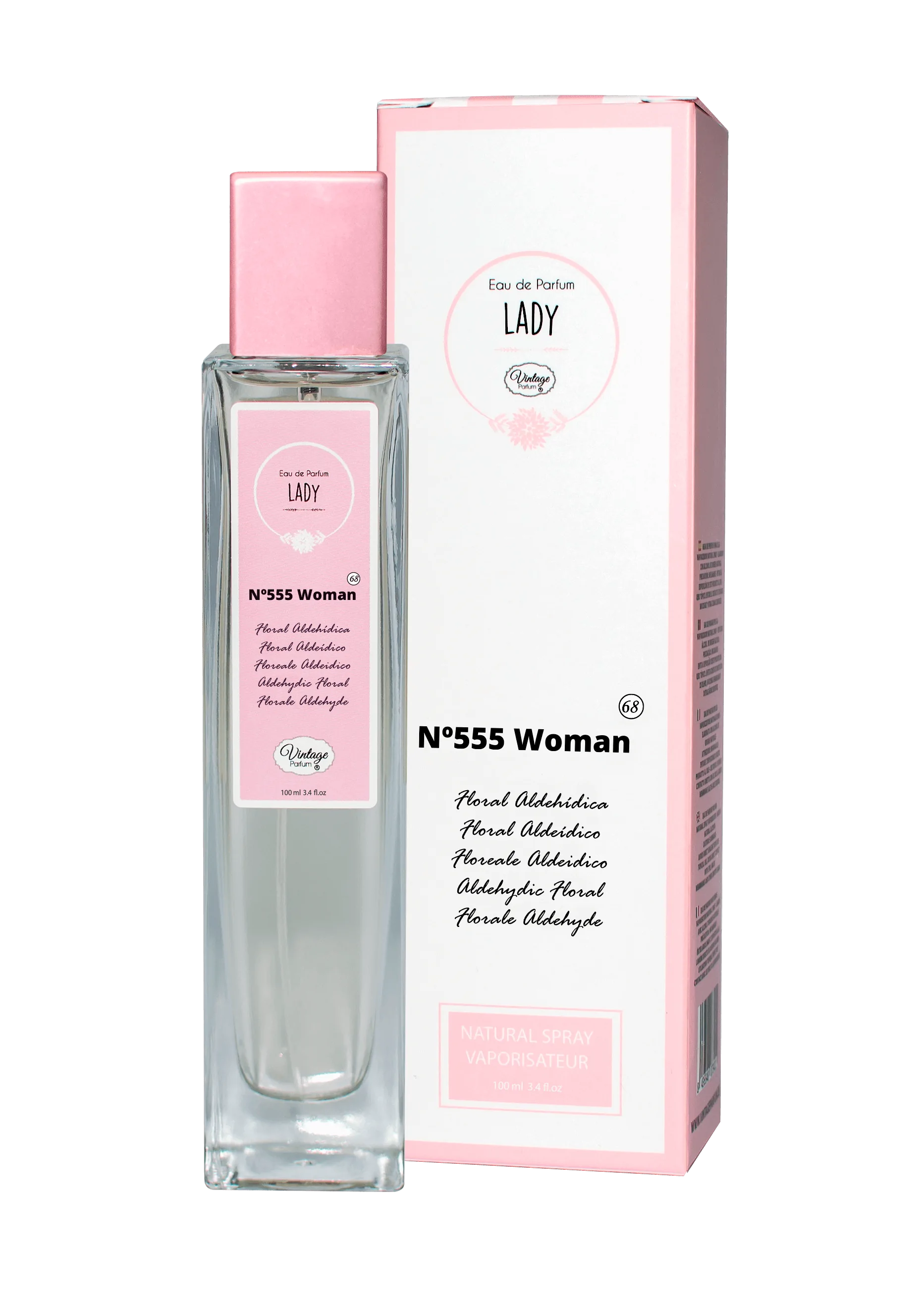 Vintage Apa de Parfum Nº555 WOMAN Floral Aldehídica 68 [1]