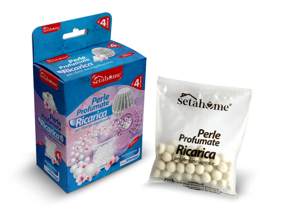 Rufe - 4 rezerve de deodorant cu perle pentru bilele de uscător SetaHome