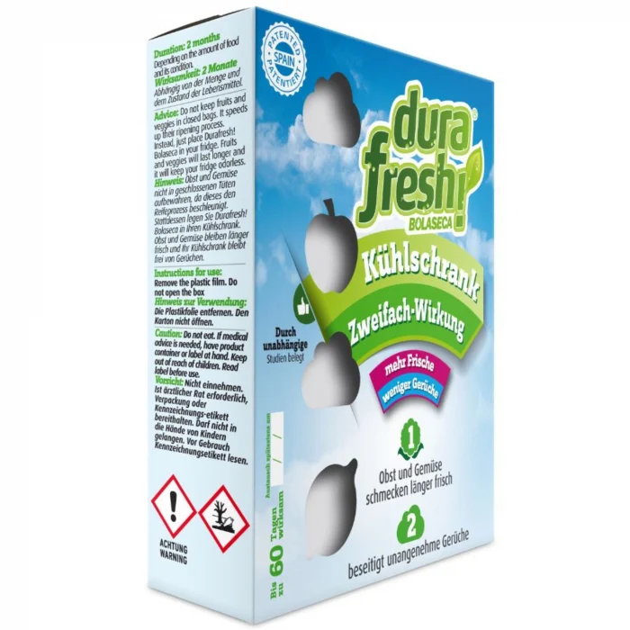 Intretinere frigider - Absorbant de miros pentru frigider 40g Durafresh FRIDGE BOLASECA