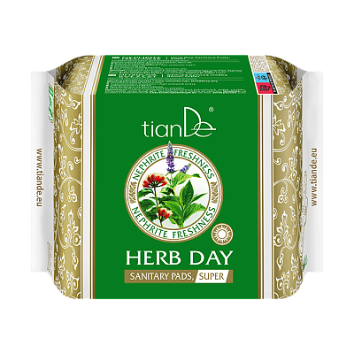 Igiena Intima - Absorbante sanitare pentru zile critice pe bază de plante Nephrite Freshness