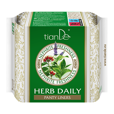 Igiena Intima - Absorbante zilnice sanitare pe bază de plante Nephrite Freshness 20 buc