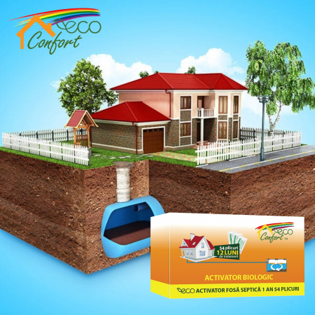Activator biologic pentru fose septice, 1 an 54 plicuri, tratament 12 luni [1]