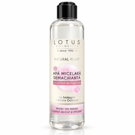 Ingrijire Personala - Apa micelara demachianta cu extract de magnolie Lotus Natural Plant 250 ml