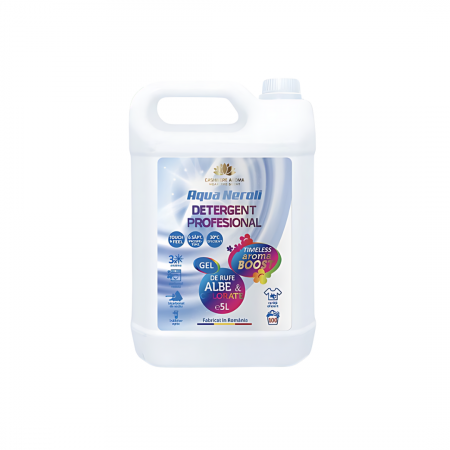 Aqua Neroli,Detergent profesional rufe albe/colorate, 5L Timeless Aroma Boost