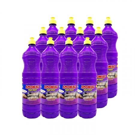 Pachete - Bax amoniac SUPER PARFUMAT 12 buc x 1.5l curatare profunda bucatarie, tapiterii, covoare, lemn, MDF, gresie, faianta, pardoseala, geamuri, marmura