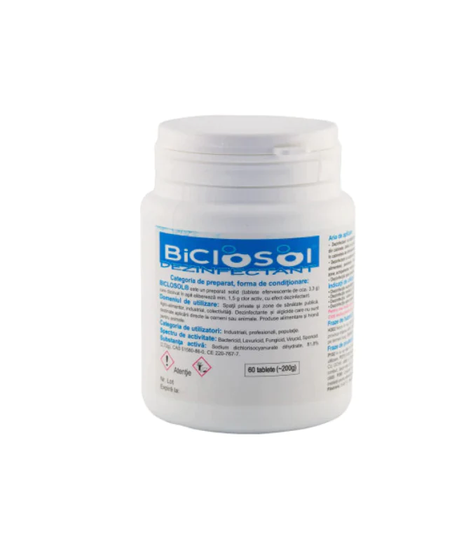 Dezinfectante - Biclosol tablete dezinfectante, cutie cu 60 bucati