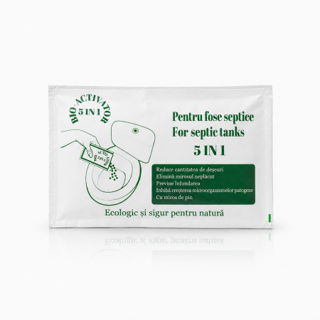 Bioactivatori & Tratamente Fose Septice - Bioactivator 5 in 1 pentru Fose Septice si Gropi Absorbante 25 g