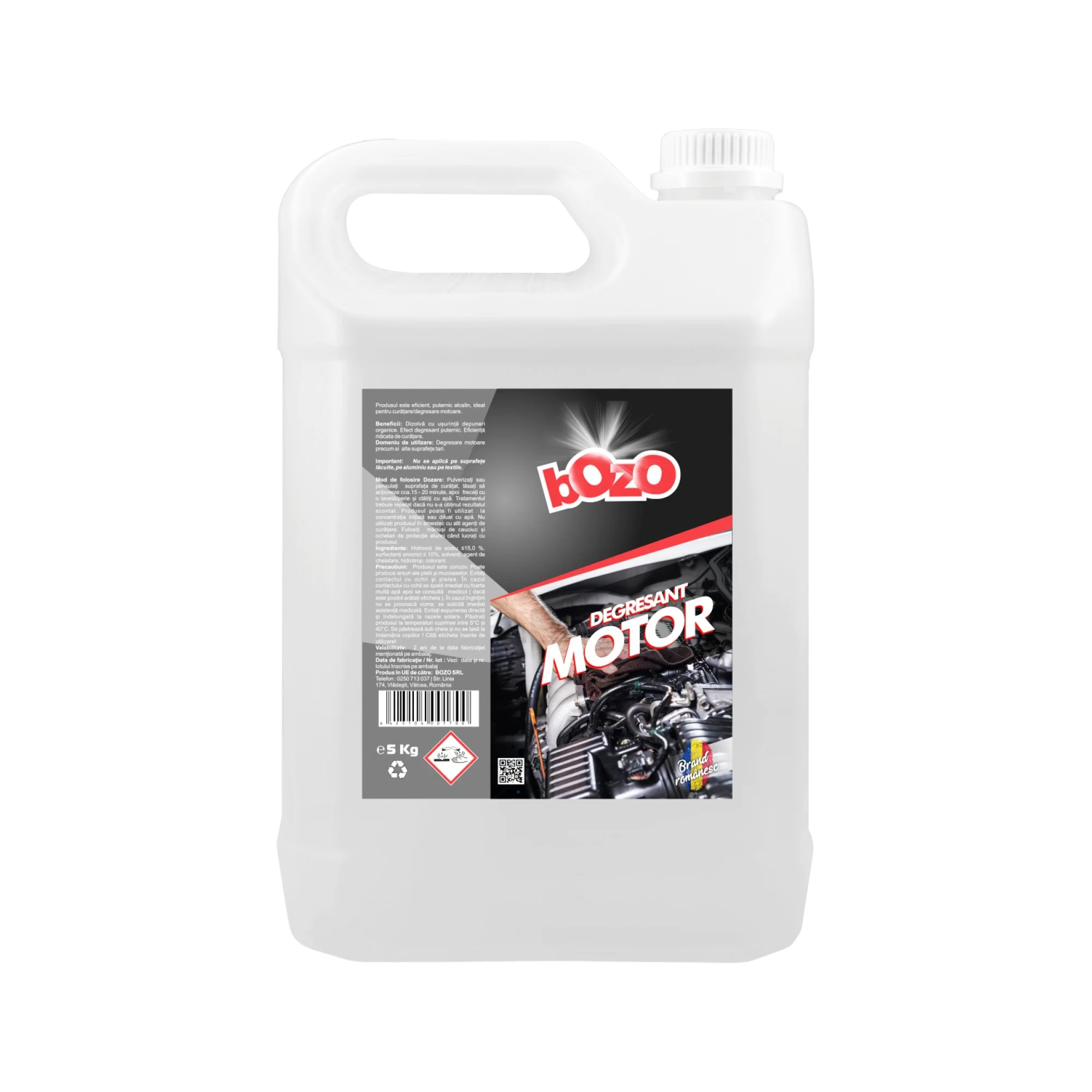 Auto - Degresant Motor Alcalin Puternic Bozo 5 Kg