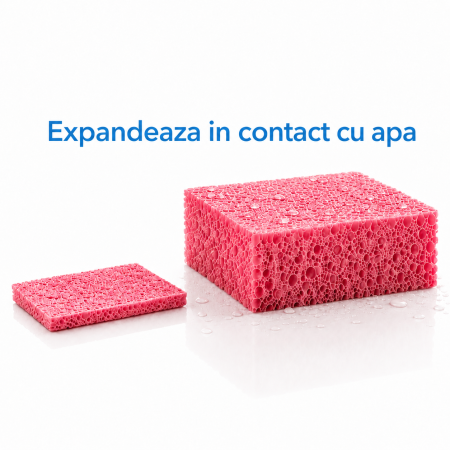Burete de Vase Compact din Celuloză Naturală Biodegradabil Decolina 1 buc