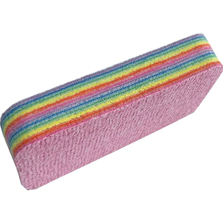 Burete Magic Microfibra Curcubeu 12X7 Cm 12 Straturi