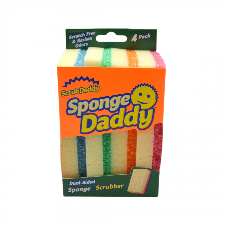 Bureti vase lavete - Burete vase cu parte abraziva Daddy 4bucati - SCRUB DADDY