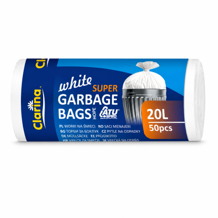 Clarina Saci Menjeri Albi 20L 50 buc rola