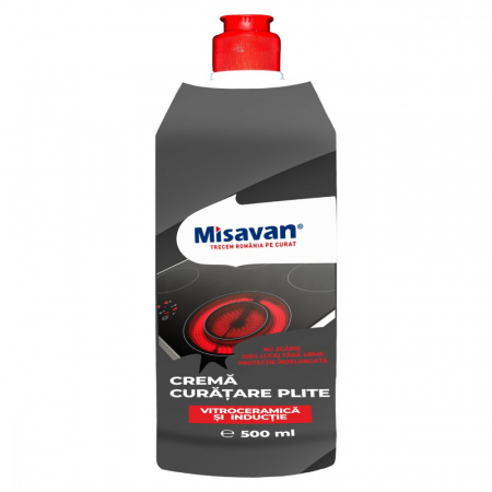 Degresanti si Suprafete - Crema curatare plita vitroceramica Misavan 500ml