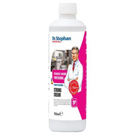 Solutii Multisuprafete - Crema curatare suprafete inox Dr. Stephan Strong Cream 750ml