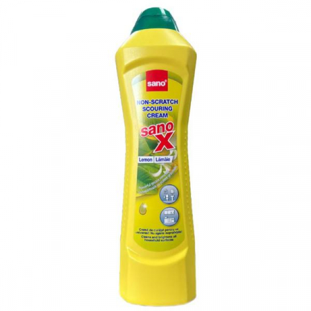 Solutii Multisuprafete - Cremă de curățat Sano X Cream Lemon 750 ml