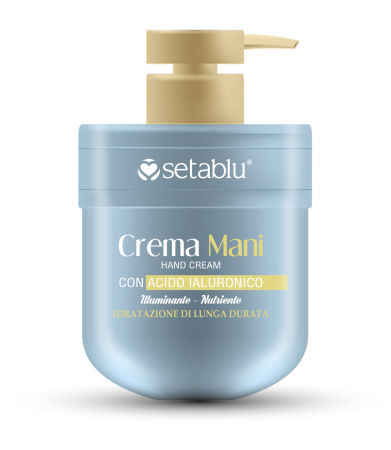 Ingrijire Personala - Crema de Maini cu Pompita cu Acid Hialuronic Setablu 300 g
