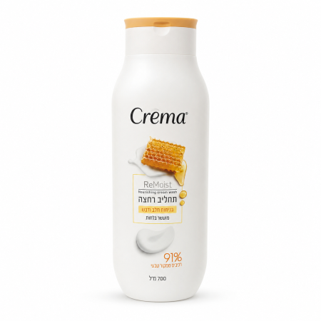 Gel de Dus - Gel de Duș cu Lapte și Miere ReMoist Crema Sano 700 ml