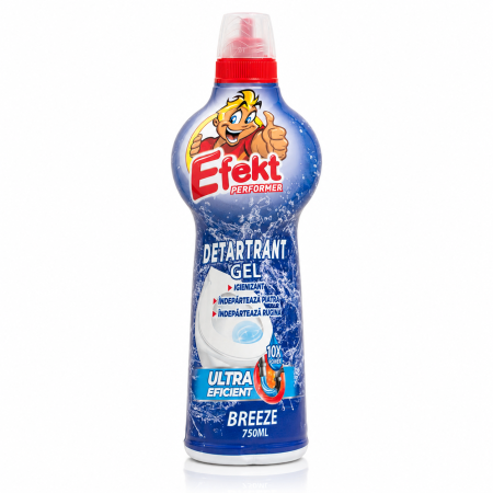 Igienizare Vas Toaleta - Detartrant Gel Igienizant WC Performer Breeze Efekt 750 ml