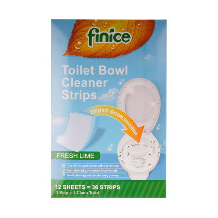 Curatat suprafete baie - Detergent benzi pentru curatarea vasului de toaleta Finice 36 buc