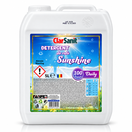 Rufe - Detergent de Rufe ClarSanit Daily Sunshine 5 L 100 Spalari