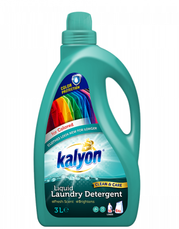 Detergent de rufe lichid Kalyon Color, 3000ml, 50 spalari