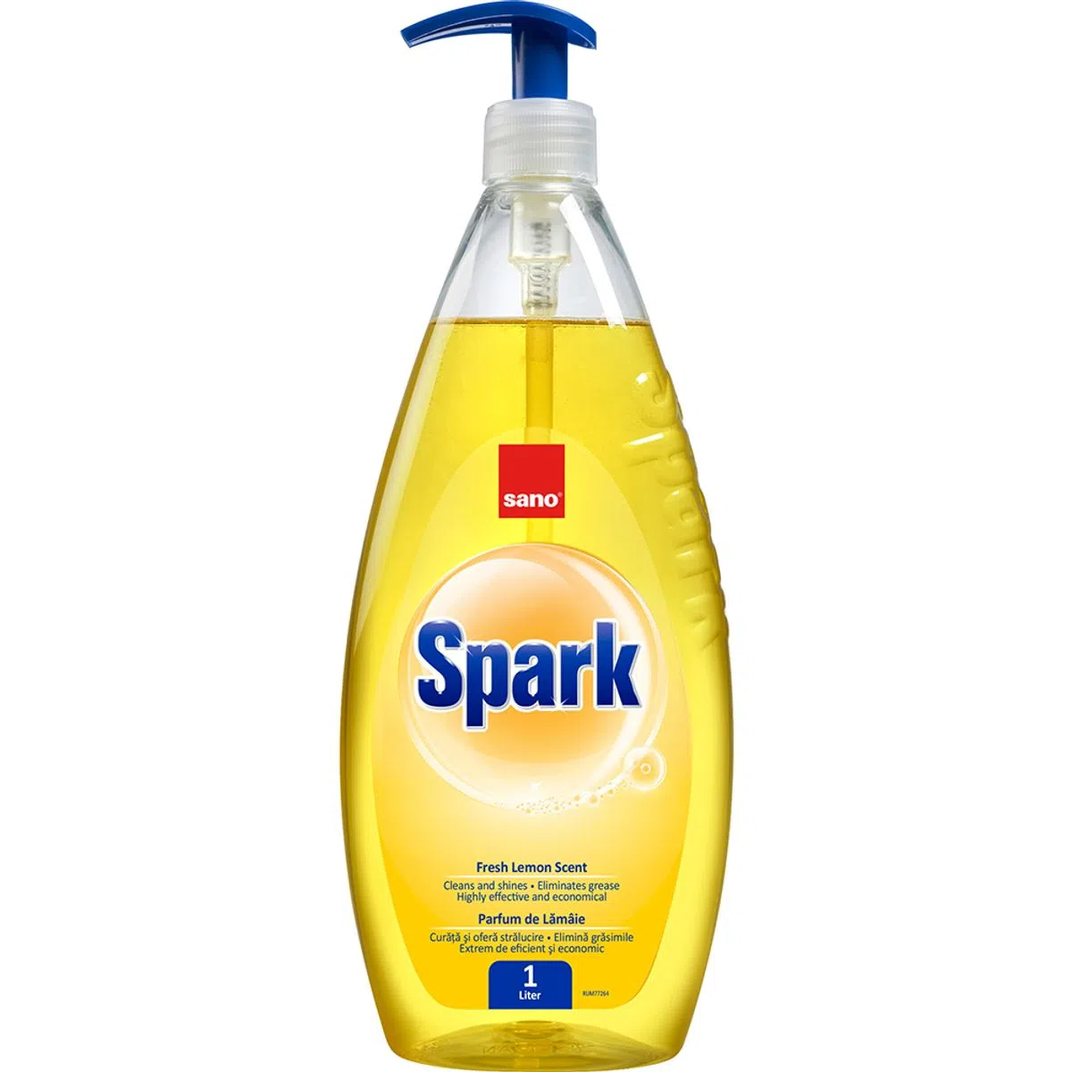 Detergent vase - Detergent de vase Sano Spark cu parfum de lamaie 1L
