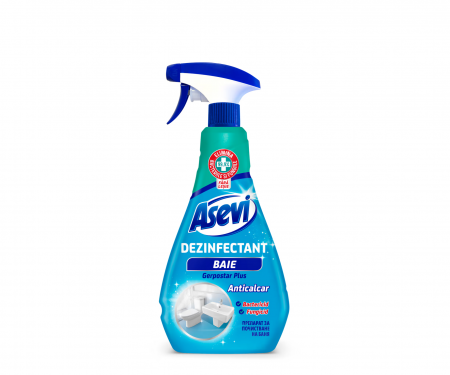 Curatat suprafete baie - Detergent dezinfectant Gerpostar de baie, Asevi, 750 ml