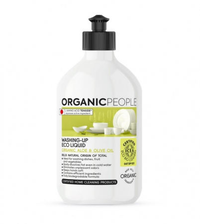 Bucatarie - Detergent ecologic pentru vase Aloe Vera si ulei de masline, 500ml - Organic People